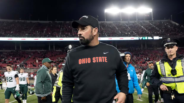 Ohio State head coach Ryan Day